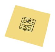 Салфетка полиуретановая  POLIFIX POLYURETHANE YELLOW, желтая, 40 х 40 см, артикул 110434-10