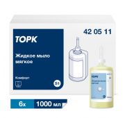 Жидкое мыло Tork, 1 л, 6 шт/кор, S1, артикул 420511