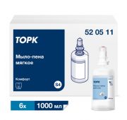 Мыло-пена для рук Торк, 1 л, 6 шт/кор, S4, артикул 520511
