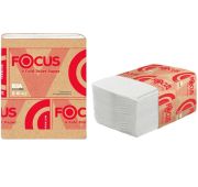 Туалетная бумага листовая Focus белая, система T3,  250 листов в пачке, 2 слоя, 15 пачек в упаковке, артикул 5083735